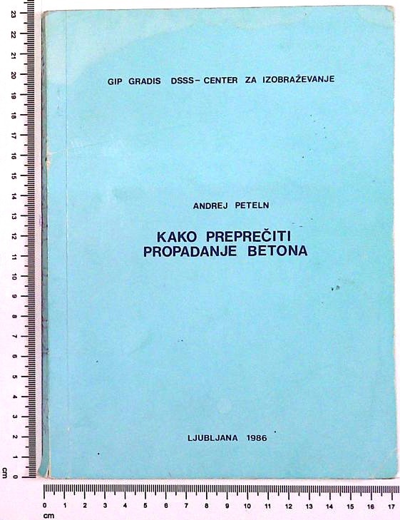 Kako preprečiti propadanje betona