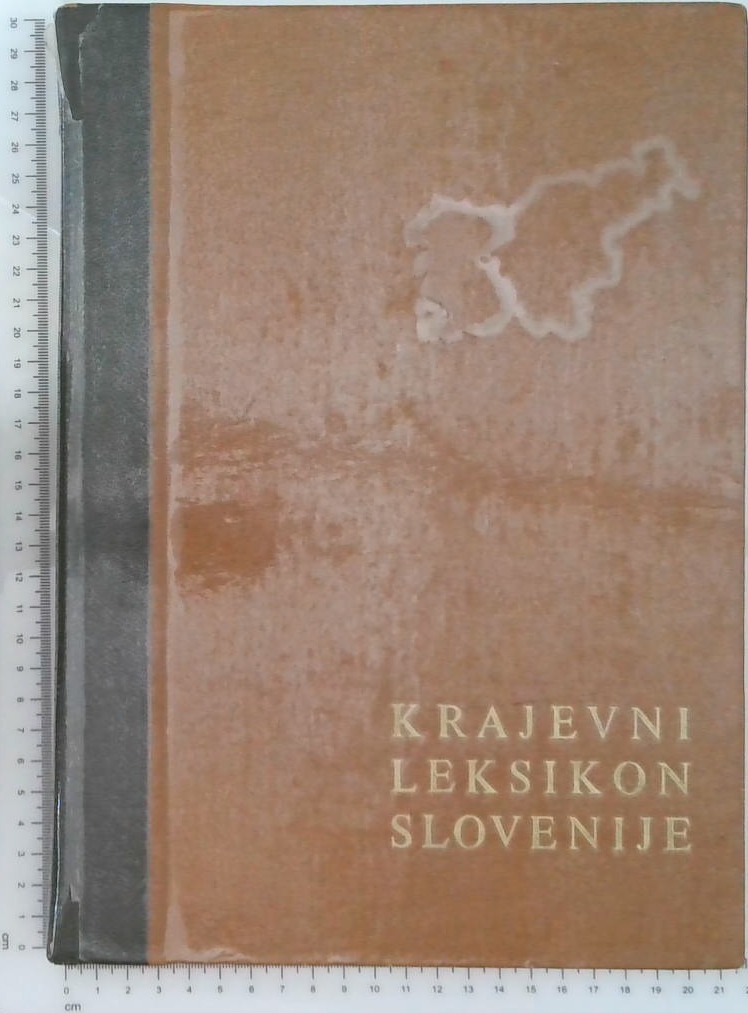 Krajevni leksikon Slovenije I. knjiga