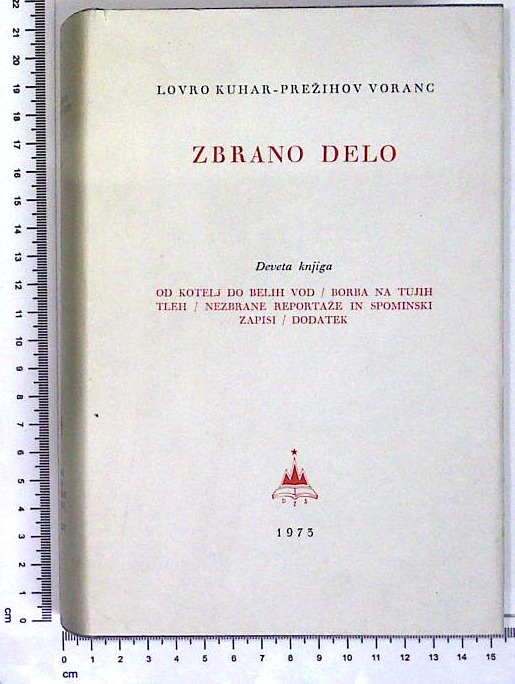 Lovro Kuhar - Prežihov Voranc : Zbrano delo - Deveta  knjiga
