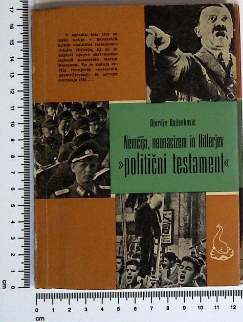 Nemčija, neonacizem in Hitlerjev "politični testament"