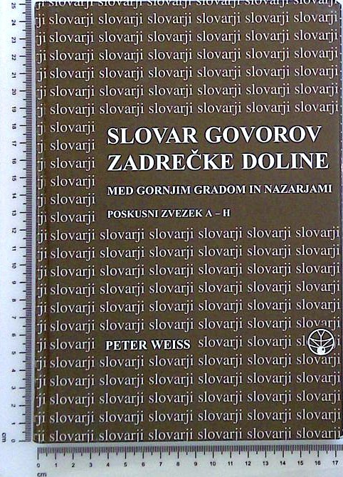 Slovar govorov Zadrečke doline