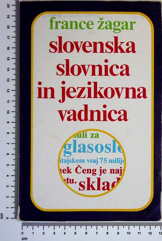 Slovenska slovnica in jezikovna vadnica